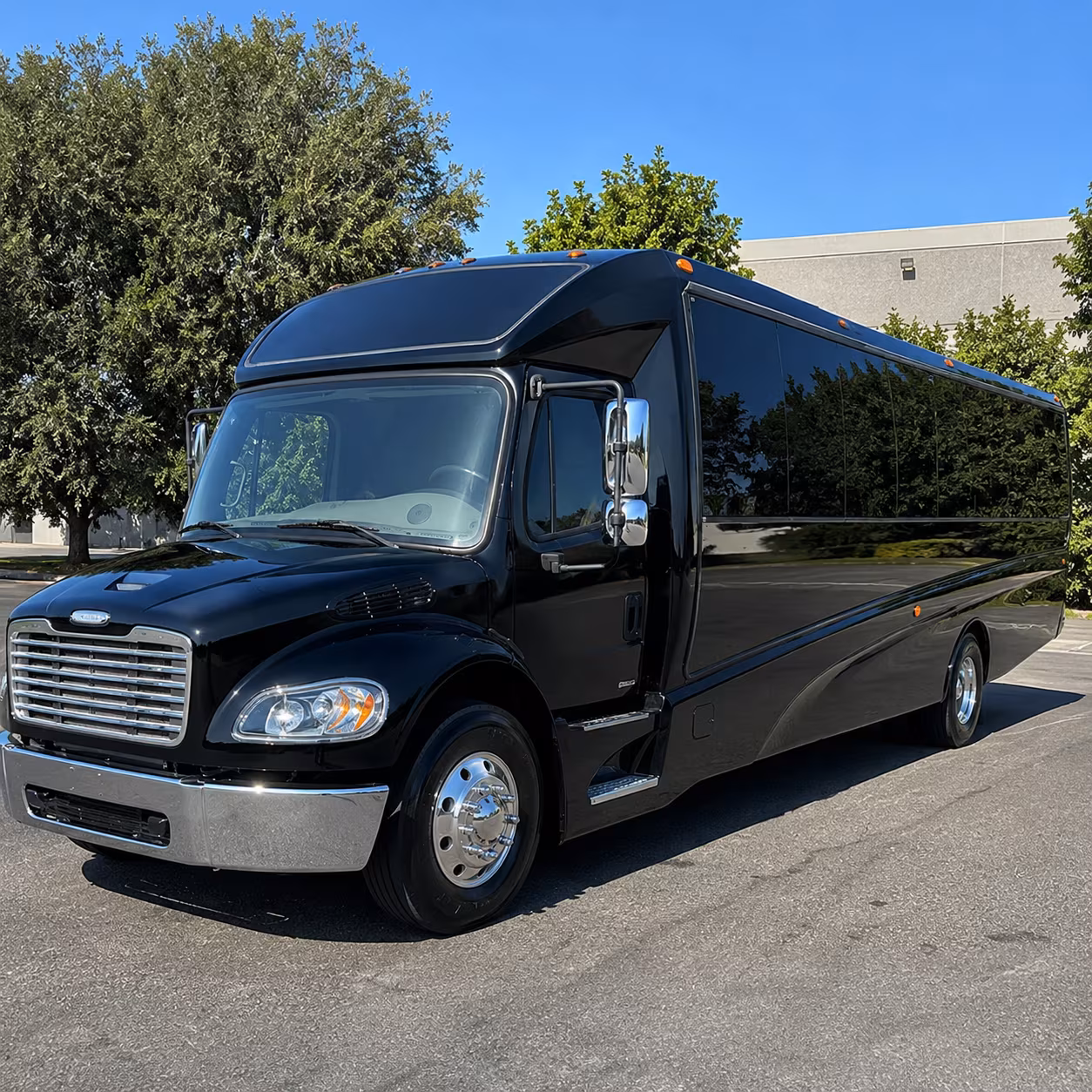 compare prom party buses for the woodmark hotel and carillon point