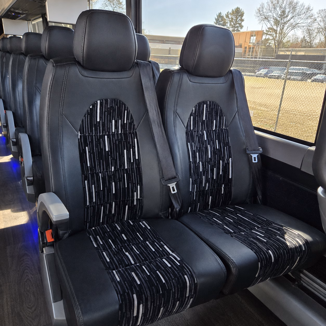 kirkland charter bus interior