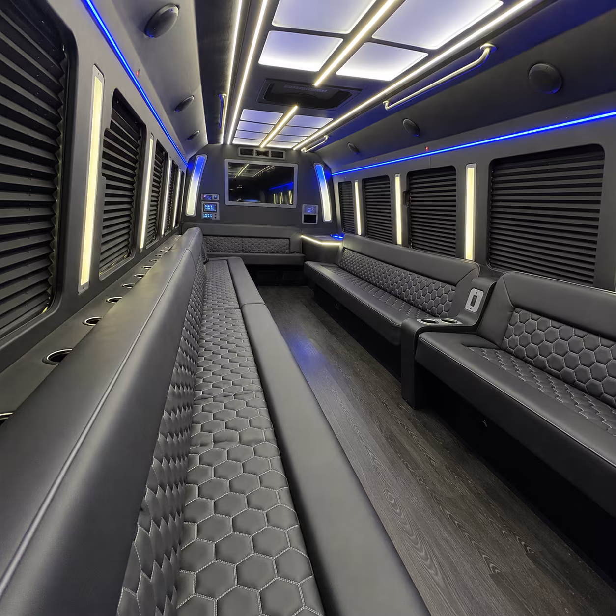 kirkland party bus rental interior