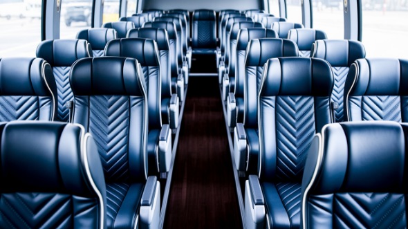 54 passenger charter bus inside bothell