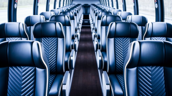56 passenger charter bus inside bothell