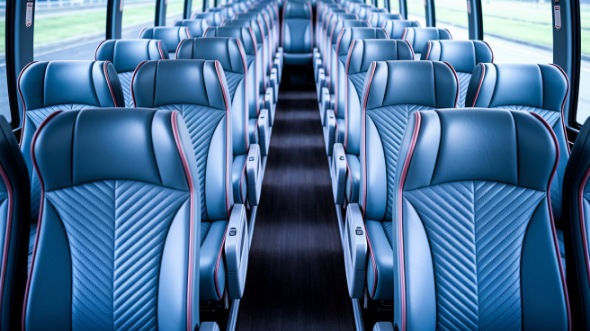 56 passenger charter bus interior bothell